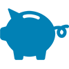 Icon Kostenersparnis gegenüber Standardprofilen